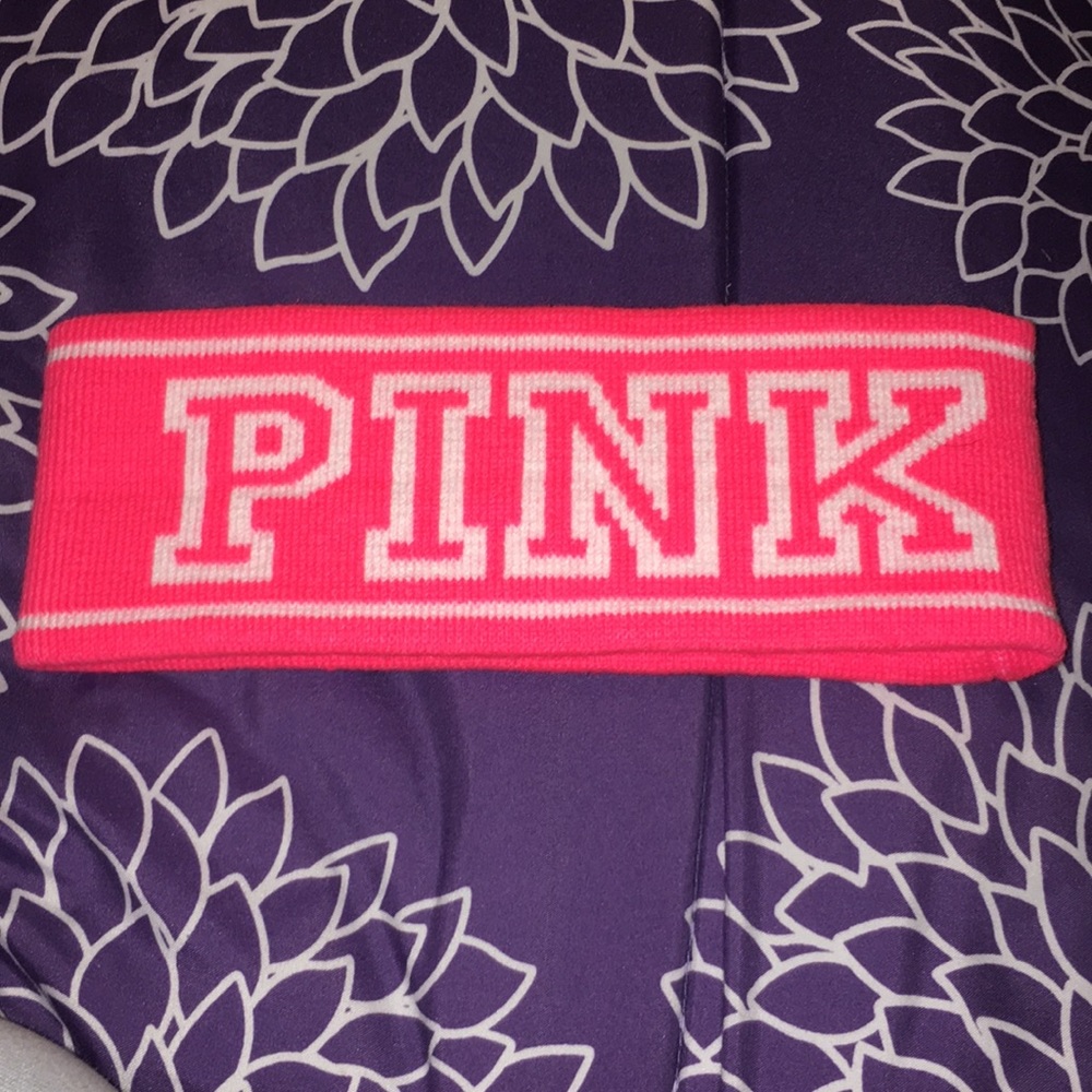 Pink ear and head band